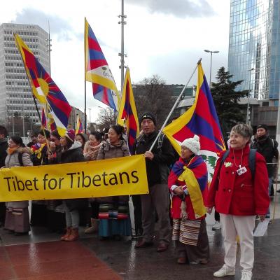 Manifestation pour le Tibet Genève 2018